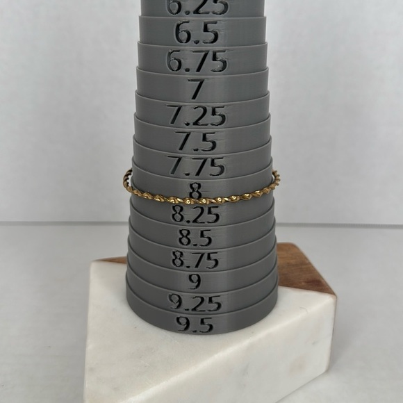 Gold Classic Twisted Chain Bangle Timeless Design lot C12 - Picture 4 of 5